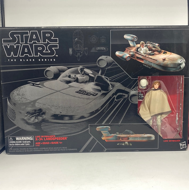 Star Wars The Black Series 6” Luke Skywalker's X-34 Landspeeder