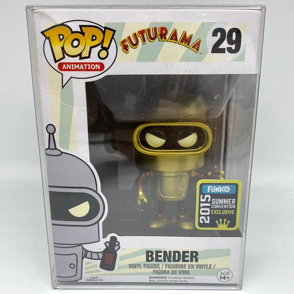 Funko POP! FUTURAMA BENDER 2015 SUMMER CONVENTION EXCLUSIVE