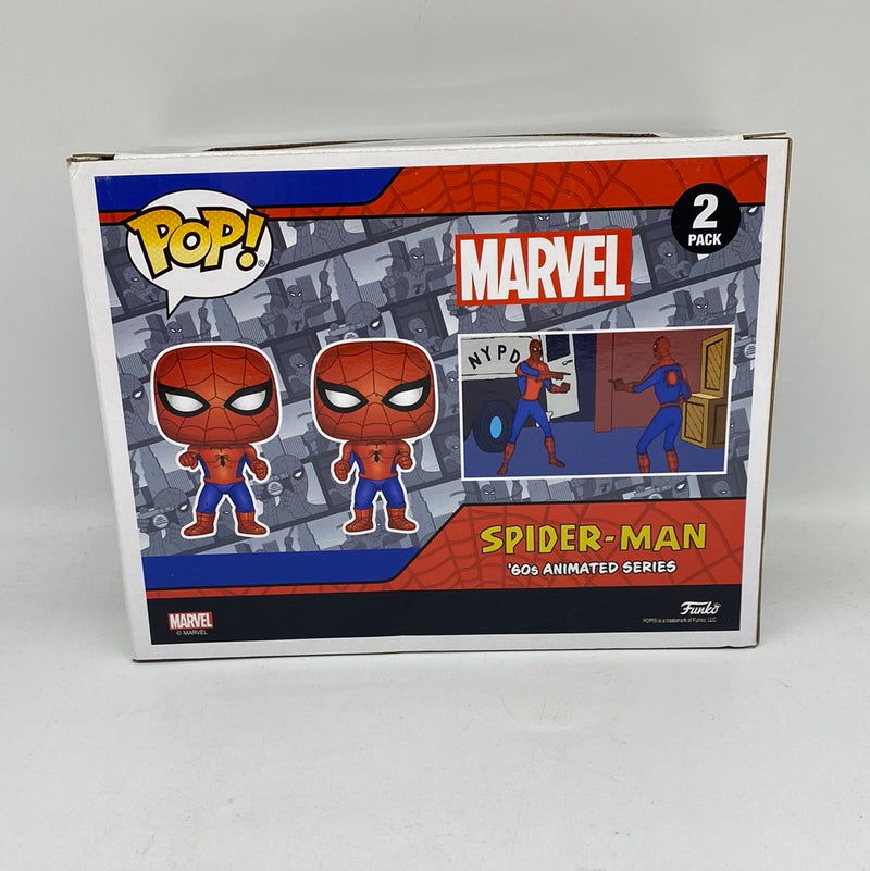 Funko Pop! Marvel: Spider-Man vs. Spider-Man 2 Pack Vinyl Bobble-Heads Special Edition DAMAGED