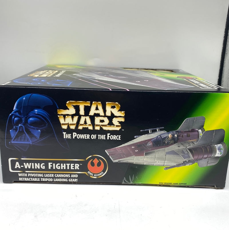 Star Wars Power of the Force A-Wing Fighter 12 in Action Figure