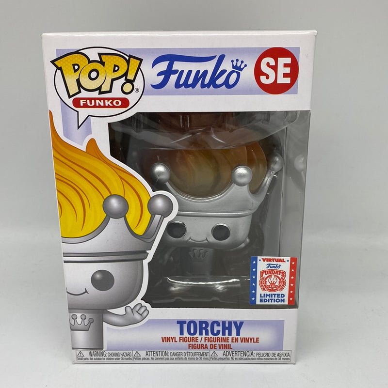 Funko Pop! Funko Torchy SE Vinyl Figure 2021 Fundays Games Limited Edition DAMAGED