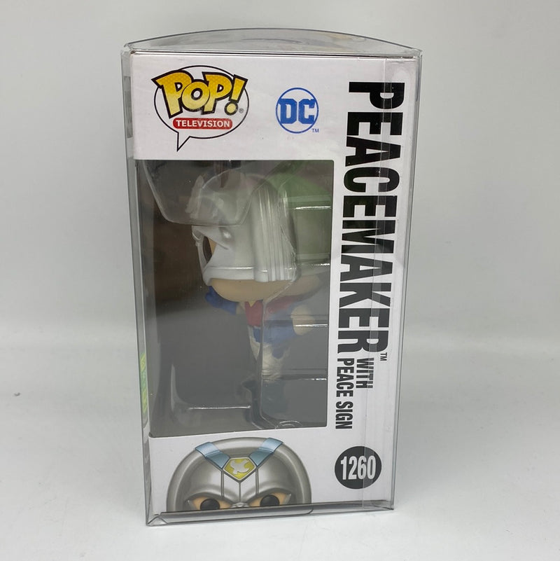 Funko Pop! DC Peacemaker The Series Peacemaker with Peace Sign