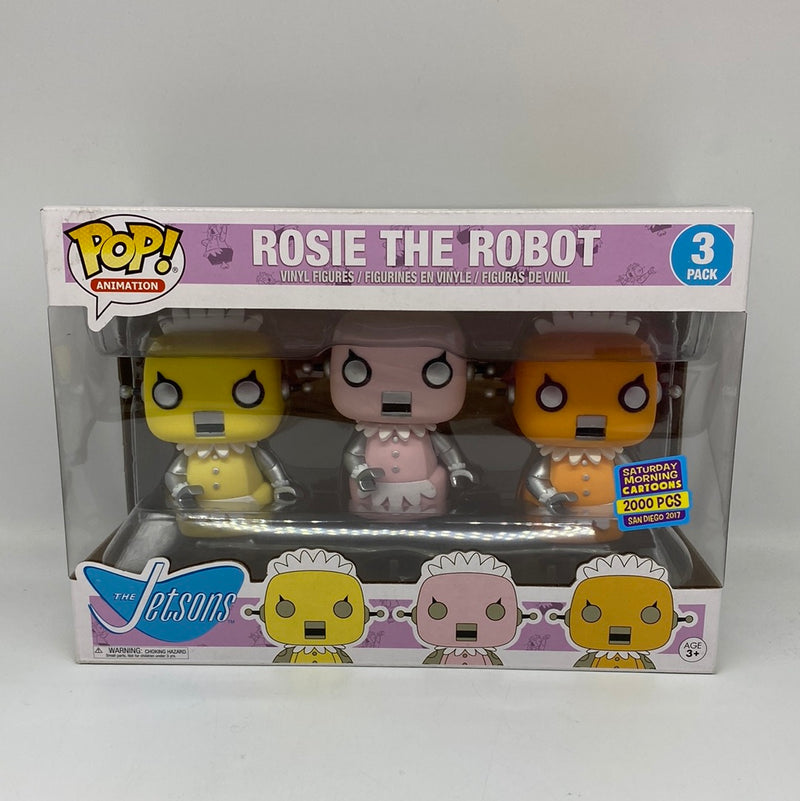 Funko Pop! Animation: The Jetsons Rosie the Robot 3 Pack Vinyl Figure 2017 SDCC