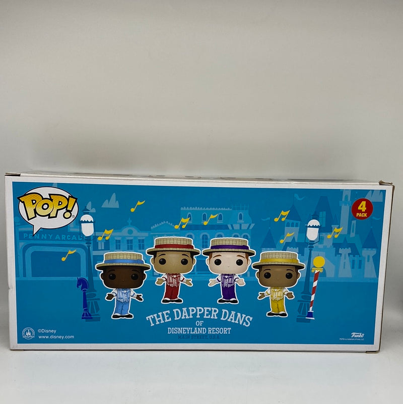 Funko Pop! Disney: The Dapper Dans 4 Pack Expo 2019 LE Exclusive DAMAGED BOX