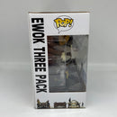 Funko Pop! Star Wars: Teebo, Chief Chirpa & Logray (3-Pack) Vinyl Bobble-Head Walmart Exclusive DAMAGED