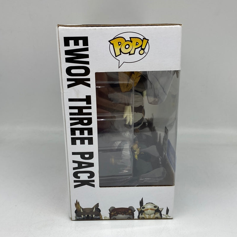 Funko Pop! Star Wars: Teebo, Chief Chirpa & Logray (3-Pack) Vinyl Bobble-Head Walmart Exclusive DAMAGED