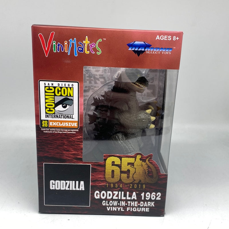 Diamond Select Toys 1962 Godzilla 2020 SDCC Glow Exclusive Vinimates Figure Damaged