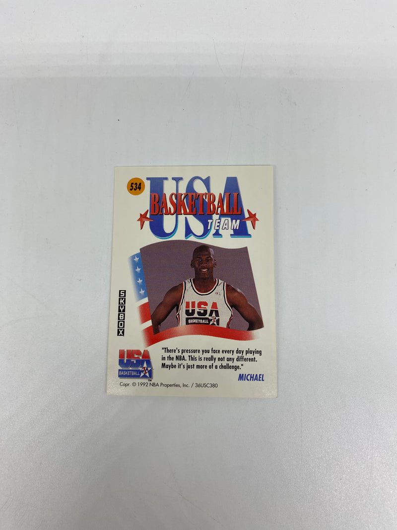 Michael Jordan 1992-93 Skybox Team USA Chicago Bulls