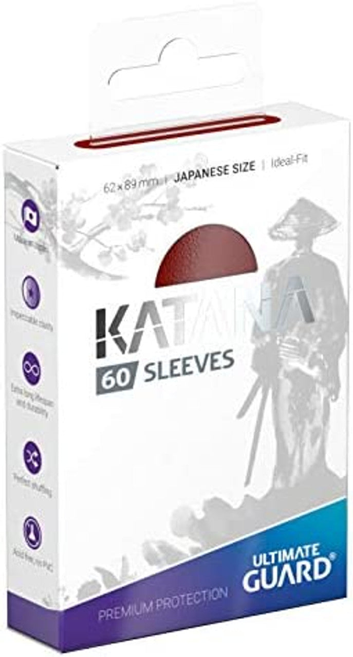 Ultimate Guard: Katana Sleeves Red 60 Japanese