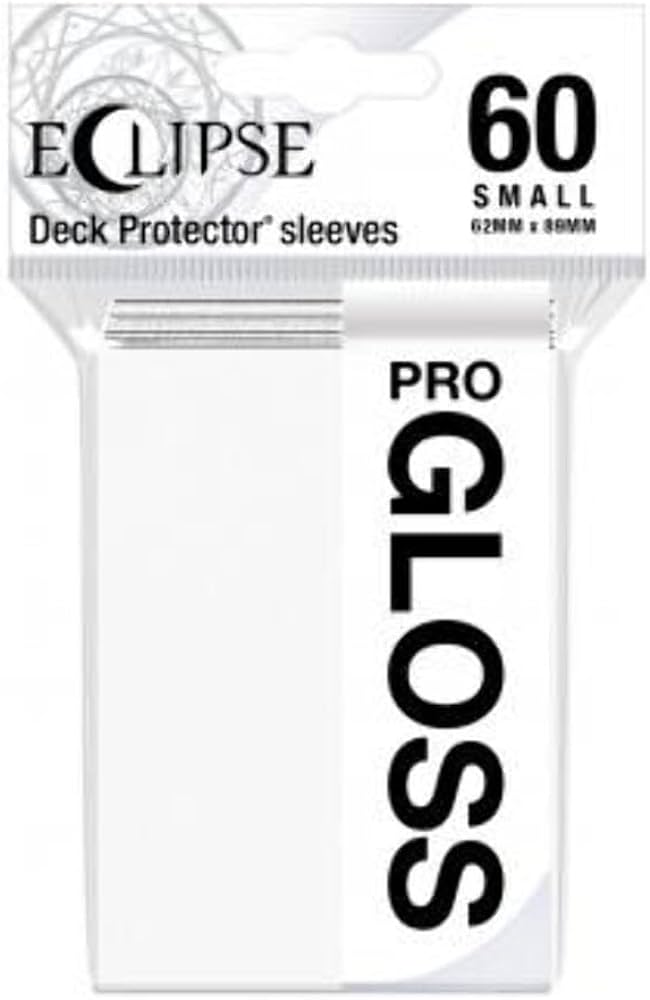 Ultra Pro Glossy Eclipse Sleeves Small 60 Count White