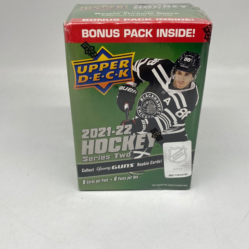 2021-22 Upper Deck Series 2 NHL Hockey Blaster Box