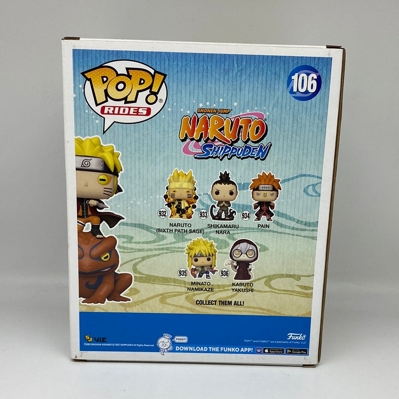 Naruto POP! Animation Vinyl Figure Naruto on Gamakichi Special