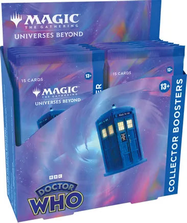 Magic The Gathering: Universes Beyond: Doctor Who - Collector Booster Display