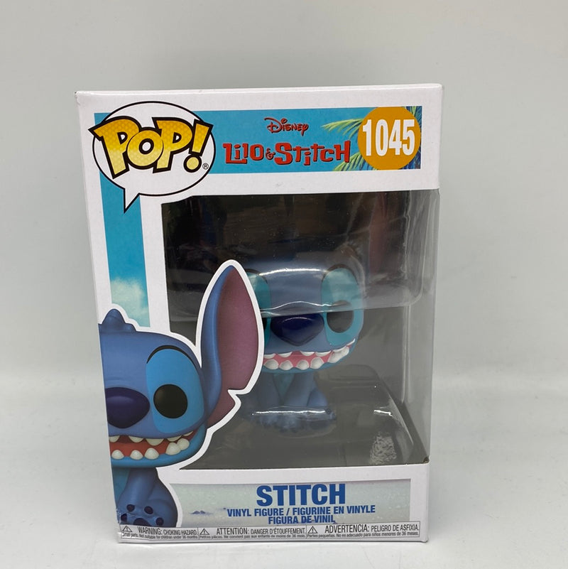 Funko POP! Disney Lilo & Stitch - Stitch #1045 [Flocked] Exclusive 