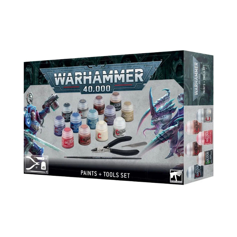 Warhammer 40K: Paint + Tools set