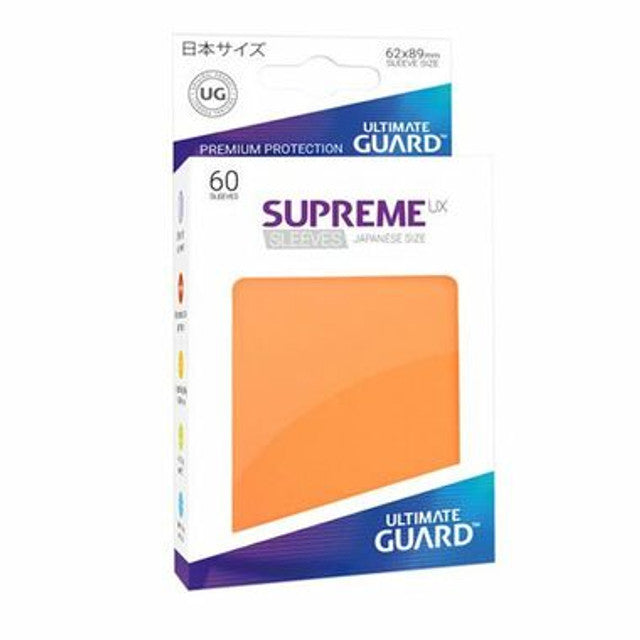 Ultimate Guard: Supreme UX Japanese Size Sleeves - Orange (60ct)