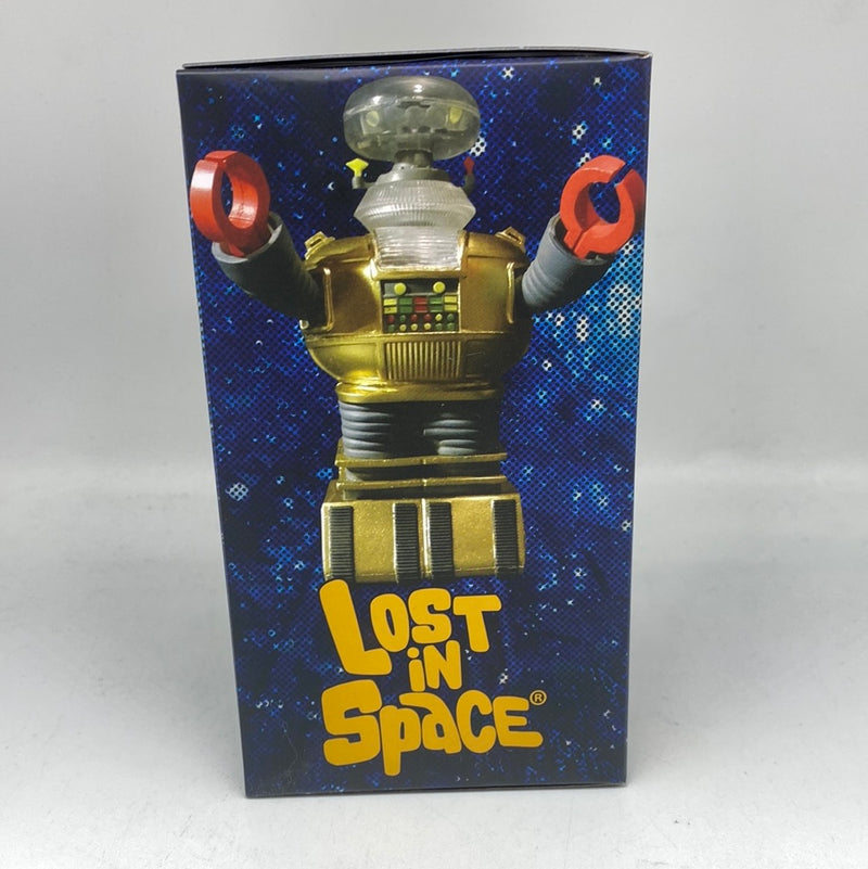 SDCC 2020 B9 THE ROBOT GOLDEN BOY EDITION FROM LOST IN SPACE VINYL FIGURE DAMAGED