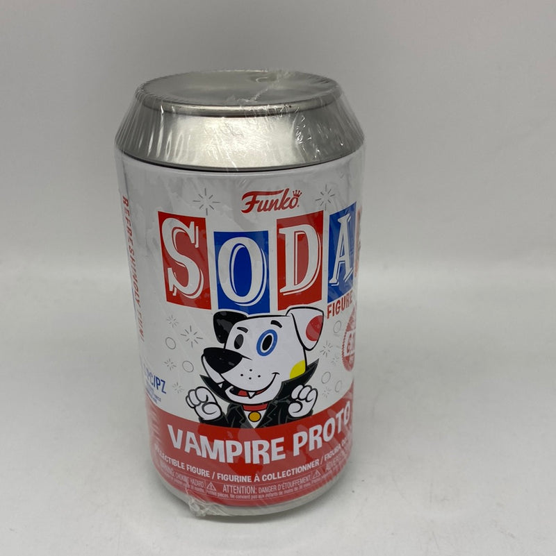 NYCC 2023 HEAVY METAL HALLOWEEN FUNKO SODA: VAMPIRE PROTO DOG LE 6000 RED Damaged