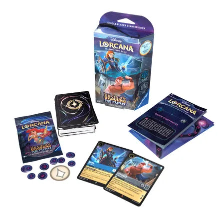 Disney Lorcana: Ursula's Return Starter Deck (Sapphire & Steel) - Ursula's Return