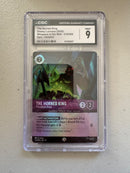 Disney Lorcana The Horned King – Triumphant Ghoul 210/204 Epic Holo – CGC 9 Mint