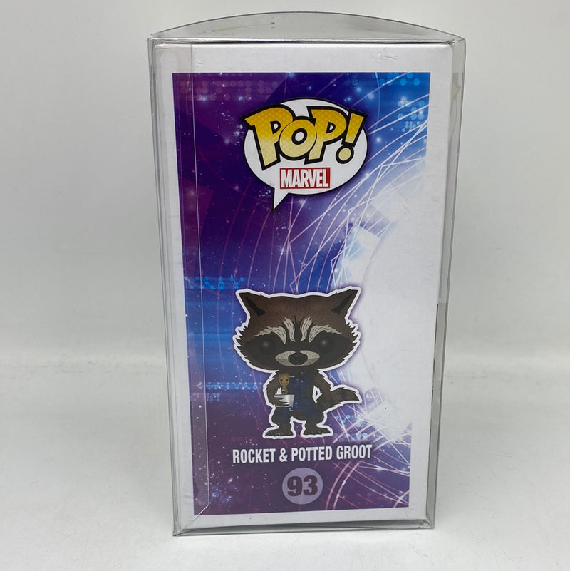 Funko Pop! Marvel Guardians of the Galaxy: Rocket & Potted Groot