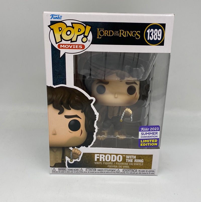 Funko Pop Lord of the Rings Frodo with The Ring #1389 SDCC 2023 Summer