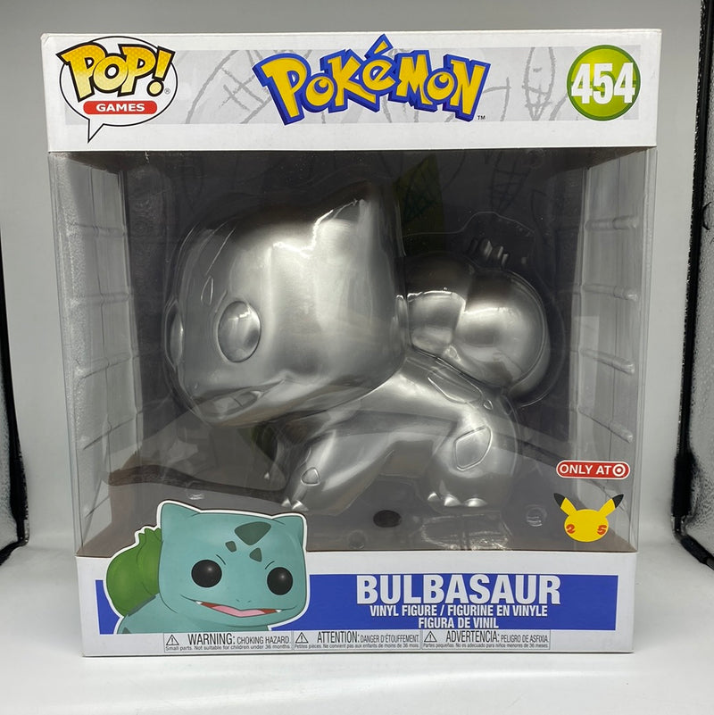 Funko Pop! Pokémon: Bulbasaur (Jumbo) (Metallic)