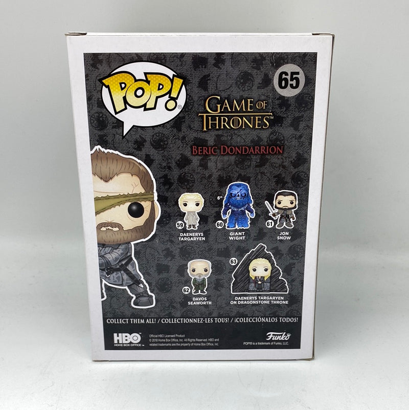 Funko Pop! Game of Thrones Beric Dondarrion