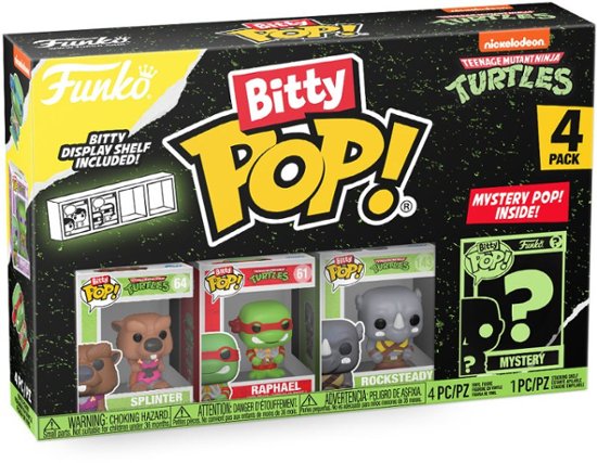 Funko - Bitty POP! Teenage Mutant Ninja Turtles- Splinter 4 Pack