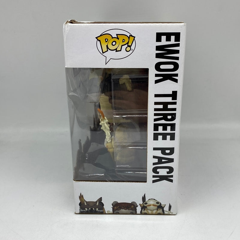 Funko Pop! Star Wars: Teebo, Chief Chirpa & Logray (3-Pack) Vinyl Bobble-Head Walmart Exclusive DAMAGED