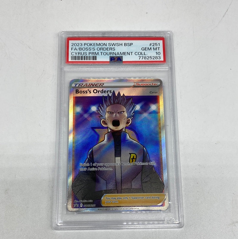 Pokemon TCG PSA 10 VSTAR Universe Boss's Orders