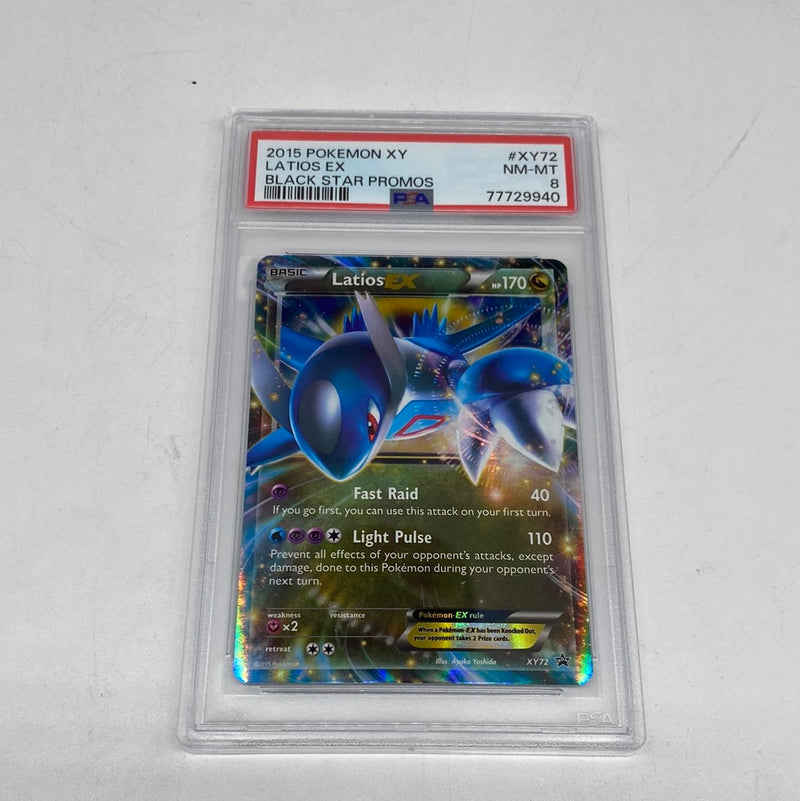 2015 Pokémon Latios EX - XY Black Star Promo - NM/MT PSA 8