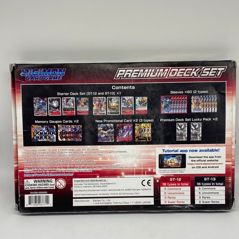 Bandai Digimon CCG Premium Deck Set - 118 Cards