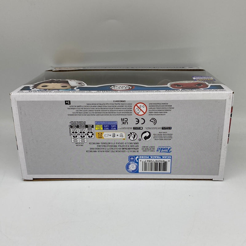 Funko Pop! Animation: Demon Slayer - Tanjiro Kamado & Sakonji Urokodaki 2 Pack Vinyl Figures 2023 Summer Convention Limited Edition