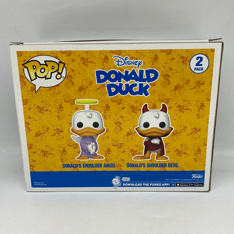 Funko Pop! Disney: Donald's Shoulder Angel and Devil (2-Pack) 2022 Wondrous Convention Limited Edition