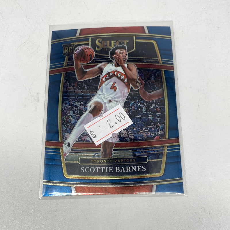 2021-22 Select Scottie Barnes Rookie RC