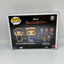 Funko Pop! Marvel Studios: Wanda Vision Billy and Tommy (Halloween) 2 Pack Vinyl Bobble-Heads 2021 Spring Convention Limited Edition Exclusive