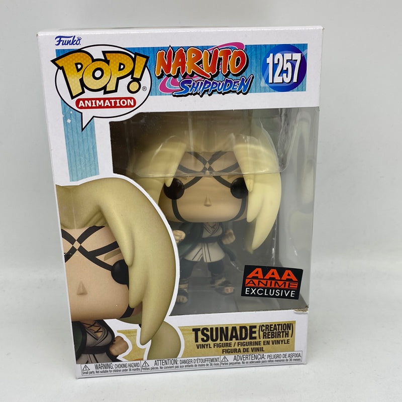 Funko Pop! Animation: Naruto Shippuden: Tsunade (Creation Rebirth) Vinyl Figure AAA Anime Exclusive DAMAGED