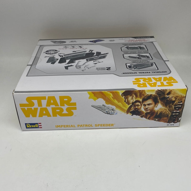 Revell Star Wars Imperial Patrol Speeder SnapTite Model Kit 2 Vehicles Included