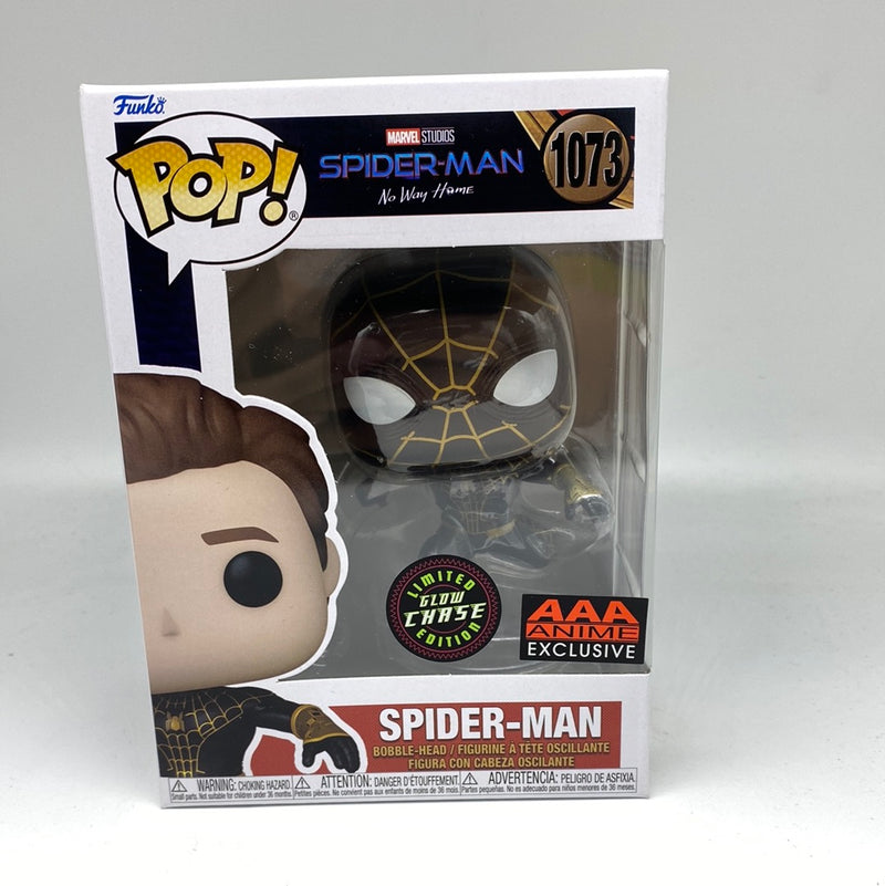 Funko Pop! Spider-Man Glow Chase AAA Exclusive DAMAGED