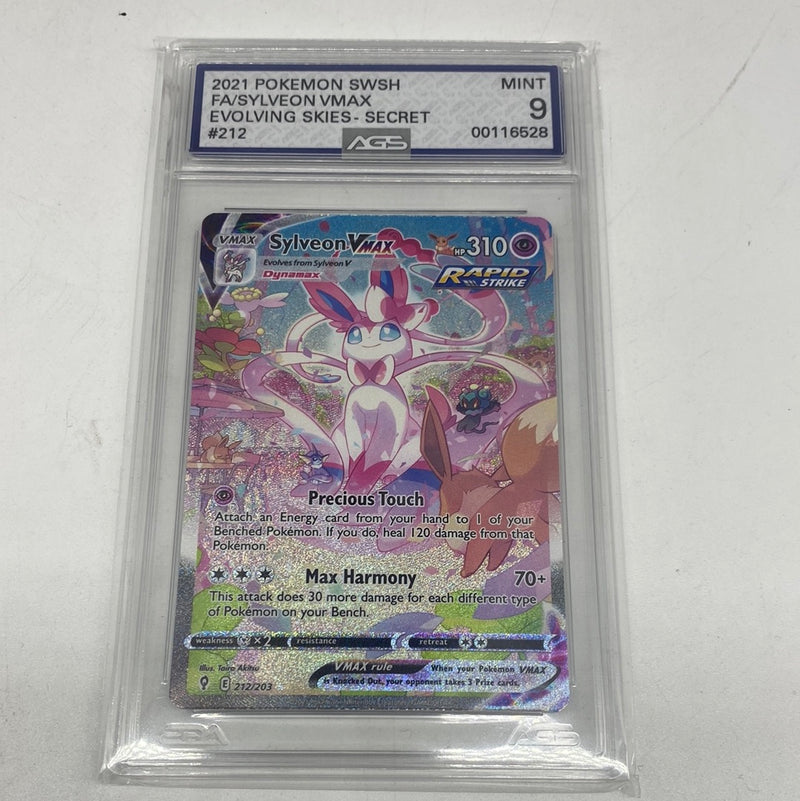 Sylveon VMAX Evolving Skies 212/203 AGS 9