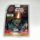 STAR WARS EPISODE l JEDI HUNT GAME TIGER HANDHELD WITH 2 FIGURE 1999
