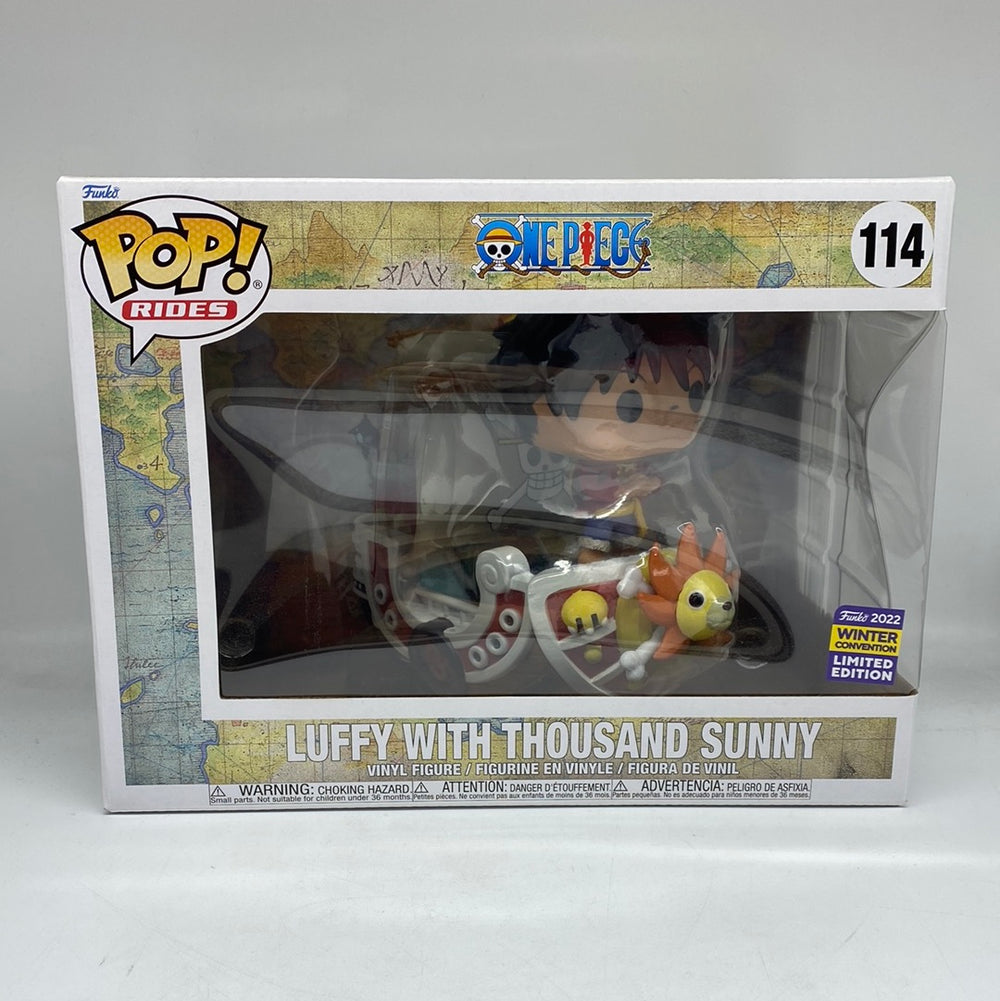 Funko Pop! Rides Once Piece: Luffy with Thousand Sunny #114 Vinyl Figu