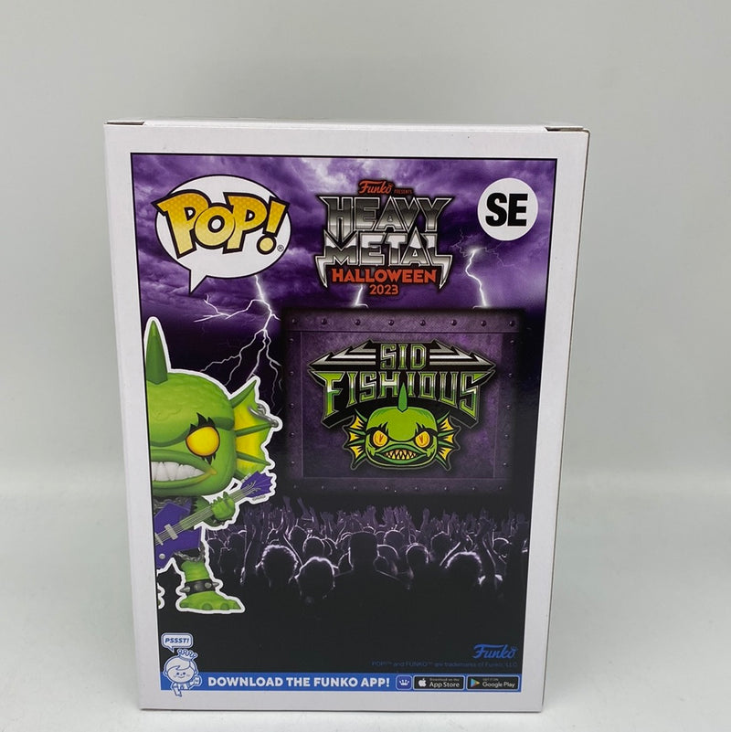 Funko Pop! SID FISHIOUS Heavy Metal NYCC Halloween 2023 Damaged