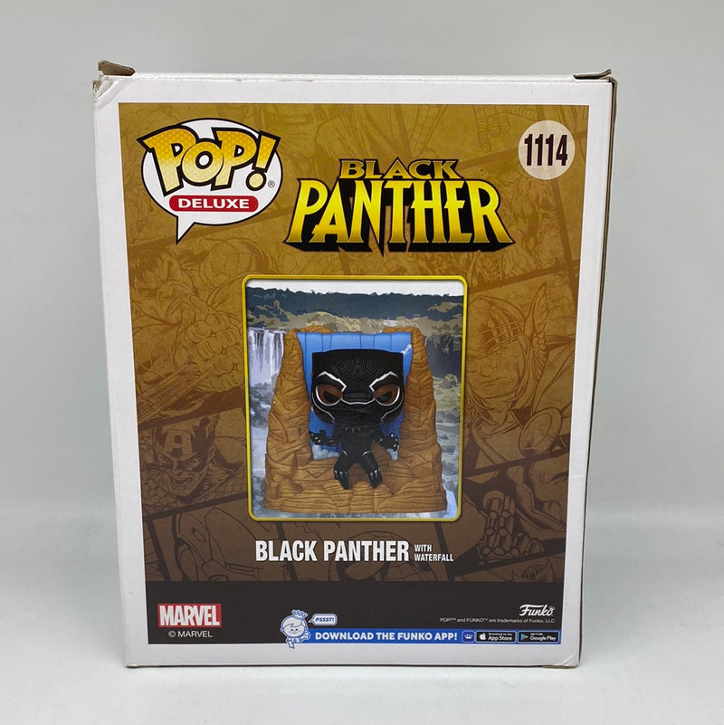 Funko Pop! Deluxe Marvel: Black Panther with Waterfall