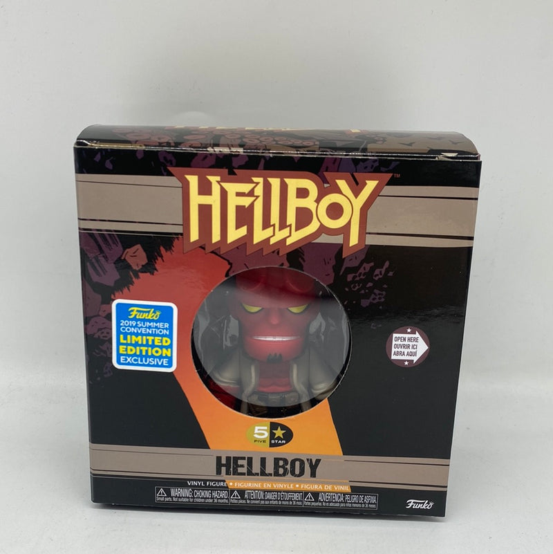 Hellboy 5 Star 4" Vinyl Figure 2019 Funko Summer Convention Exclusive