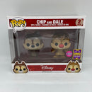 Funko Pop! Disney: Chip and Dale 2 Pack Vinyl Figures Flocked 2017 Summer Convention Exclusive DAMAGED