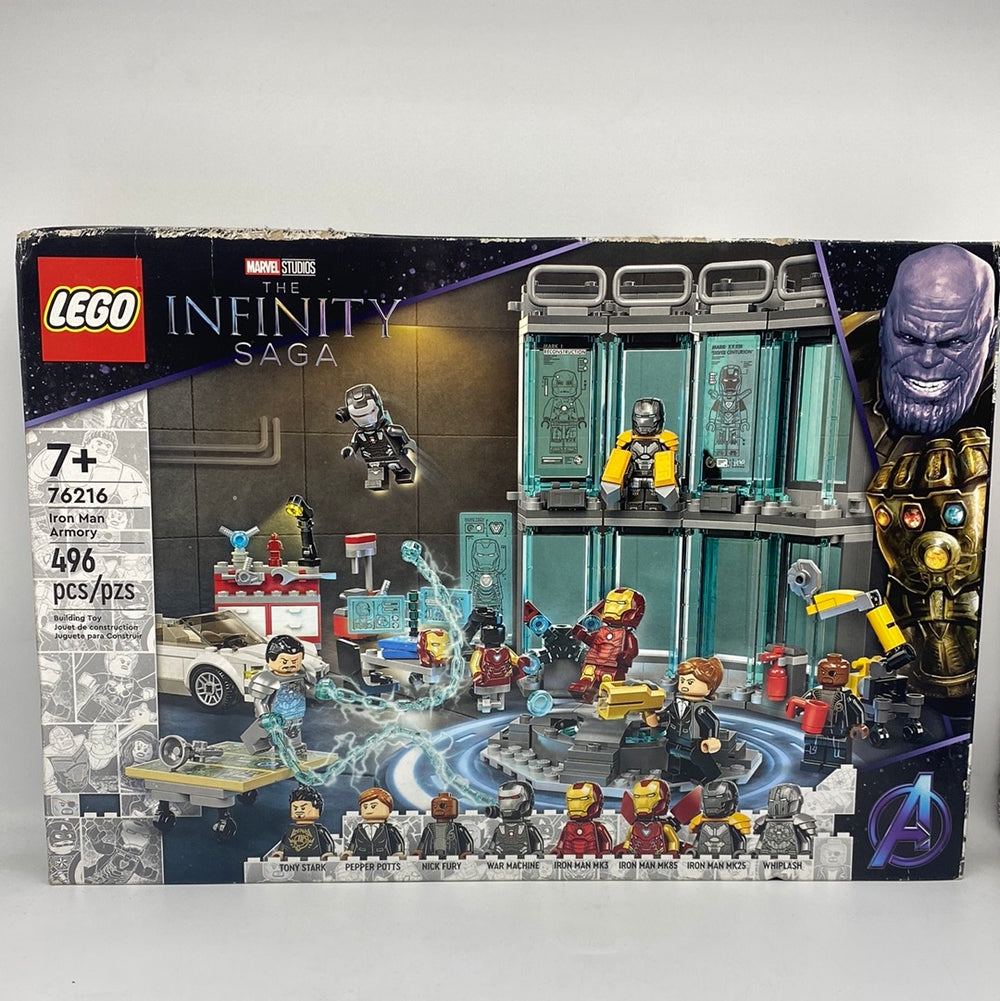 LEGO deals 76216 Marvel Iron Man Armory. New Sealed Mint Box!