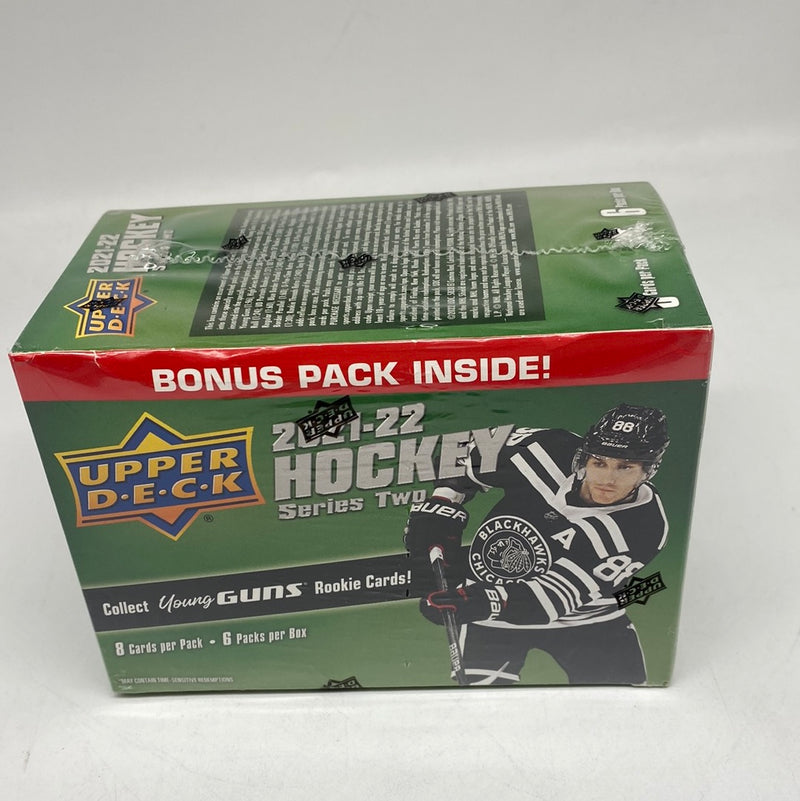 2021-22 Upper Deck Series 2 NHL Hockey Blaster Box