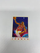 MICHAEL JORDAN Illustration 1991 Fleer Artwork SP Insert